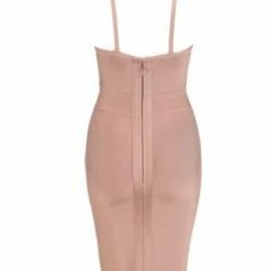 LORETA Slit Dress | Coffee