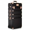 LORETA Beauty Trolley - Black/Rose Gold 1 LORETA Beauty Trolley - Black/Rose Gold