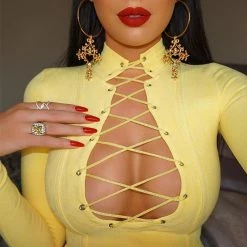 LORETA Lemon Drop Dress