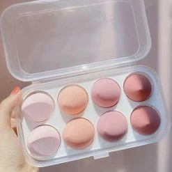 LORETA 8pcs Beauty Sponge Blender (Boxed) 24HR OVERNIGHT COLLECTION