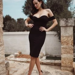 LORETA Francesca Dress | Black Clothing