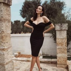 LORETA Francesca Dress | Black Clothing