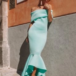 LORETA Clothing Soft Turquoise Dress