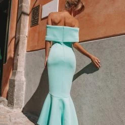LORETA Clothing Soft Turquoise Dress