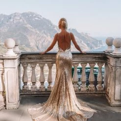 LORETA Stay Golden Gown