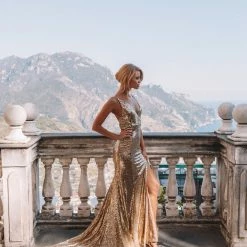 LORETA Stay Golden Gown