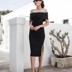 LORETA Trix Dress | Black Clothing