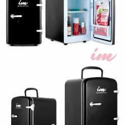 LORETA 4L Cosmetics & Skincare Fridge - Black Beauty