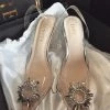 LORETA Shoes Crystal Star Clear Heels