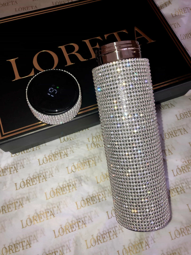 LORETA 24HR OVERNIGHT COLLECTION Crystal Thermos With Smart Temperature Display 3 LORETA 24HR OVERNIGHT COLLECTION Crystal Thermos With Smart Temperature Display