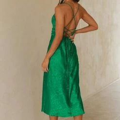 LORETA Clothing Electra Green Dress