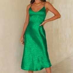 LORETA Clothing Electra Green Dress