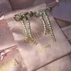 LORETA Gold Bow Drop Earrings