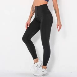 LORETA High Waisted Leggings (Adjustable Tummy Control)