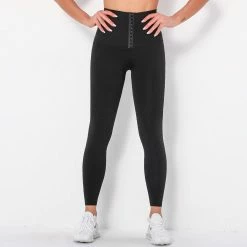 LORETA High Waisted Leggings (Adjustable Tummy Control)