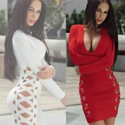 LORETA Clothing Twisted Dress