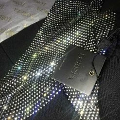 LORETA Masha Crystal Mesh Dress