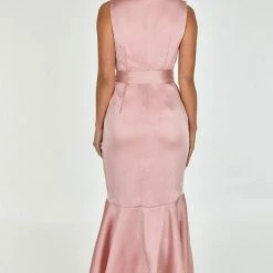 LORETA Midi Date Night Dress (Rose) Clothing