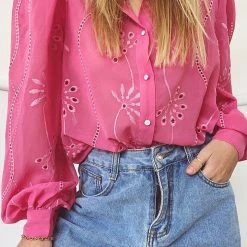 LORETA Phoebe Blouse/Shirt (Pink)