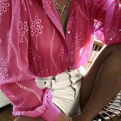LORETA Phoebe Blouse/Shirt (Pink)