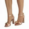 LORETA Bow: Rose Gold Heels 24HR OVERNIGHT COLLECTION