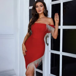 LORETA Clothing Omaira Red Dress