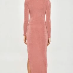 LORETA Rose Maxi Cut Out Dress Clothing