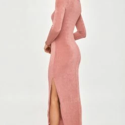 LORETA Rose Maxi Cut Out Dress Clothing