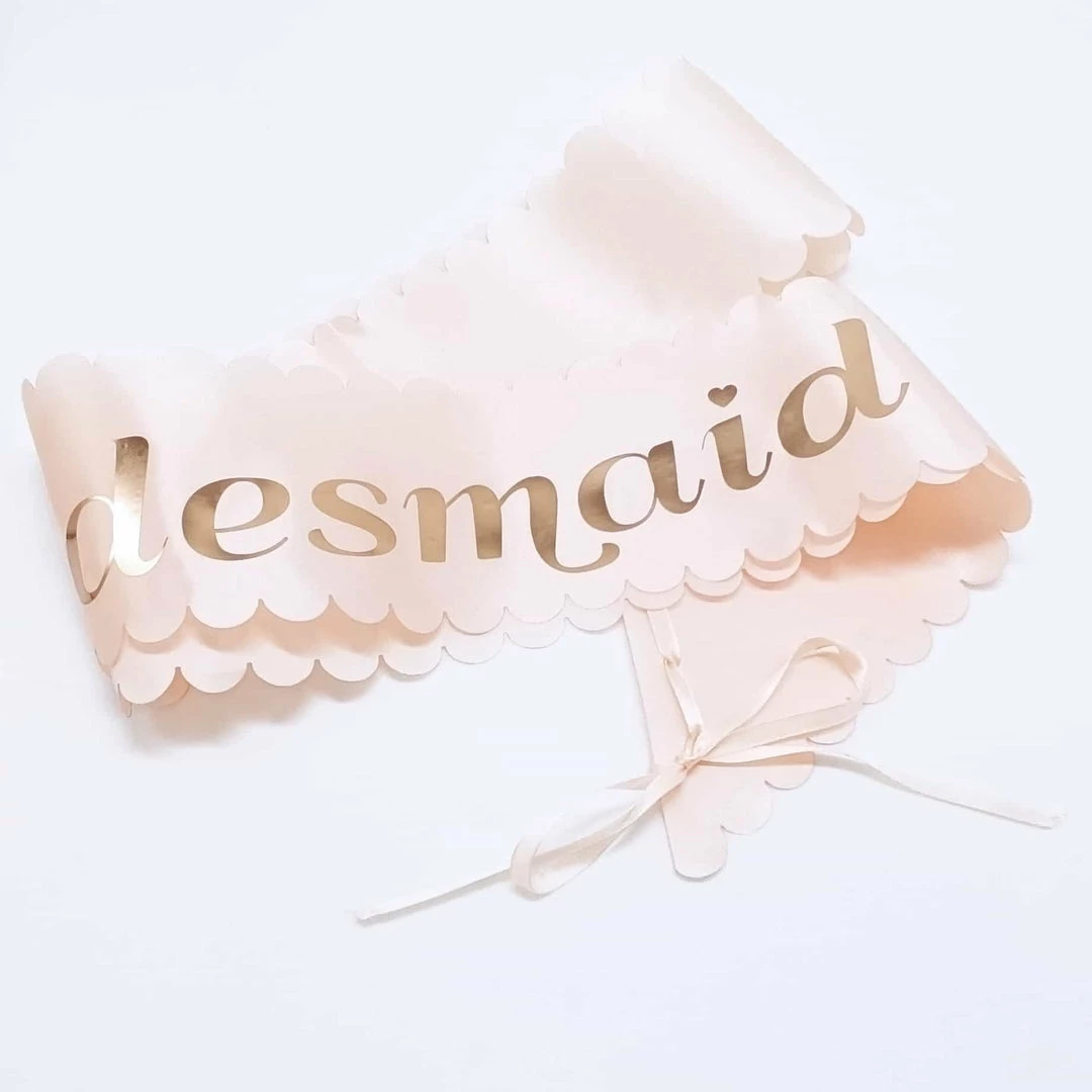 LORETA Bridesmaid - Team Bride - Bride To Be Sash 4 LORETA Bridesmaid - Team Bride - Bride To Be Sash