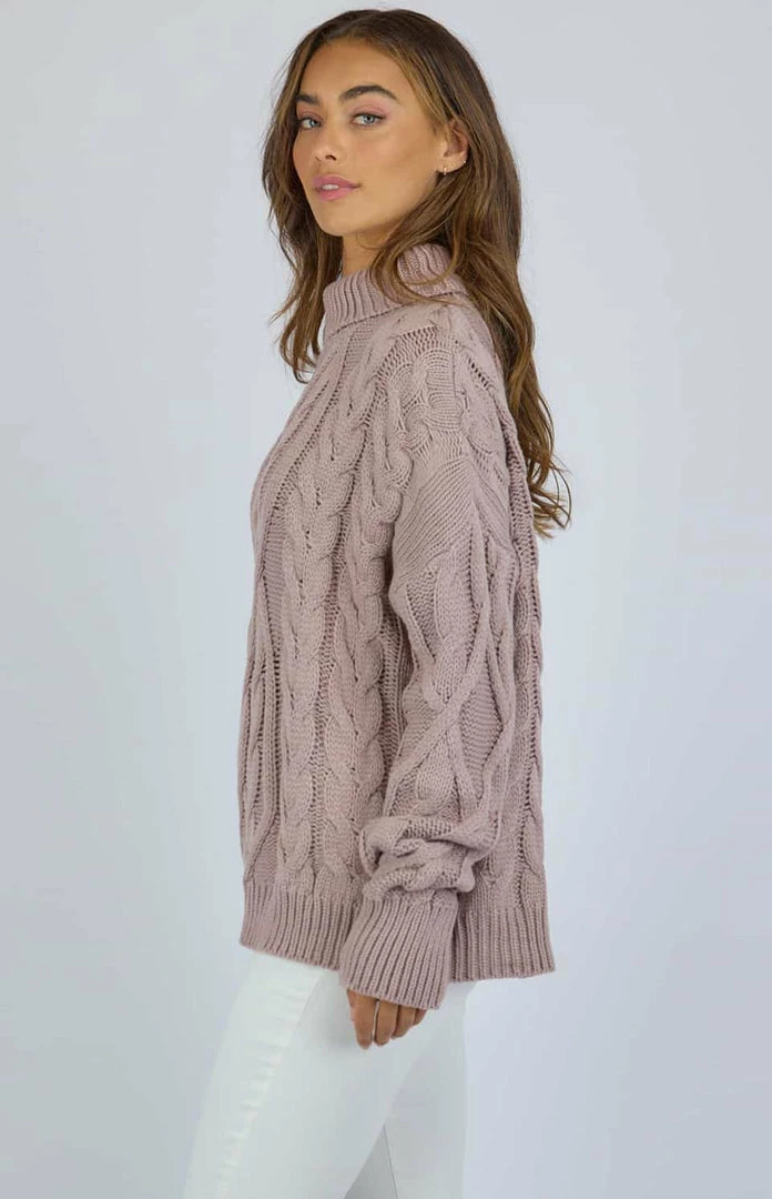 LORETA Turtleneck Jumper (Mauve) 5 LORETA Turtleneck Jumper (Mauve)