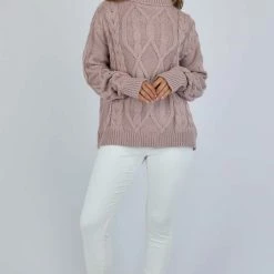 LORETA Turtleneck Jumper (Mauve) 13 LORETA Turtleneck Jumper (Mauve)