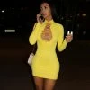 LORETA Lemon Drop Dress