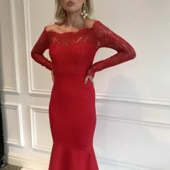 LORETA Charmer Dress - Red Clothing 15 LORETA Charmer Dress - Red Clothing