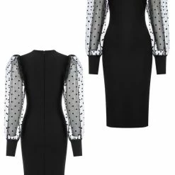 LORETA Miss Polka Dot (Black)