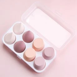 LORETA 8pcs Beauty Sponge Blender (Boxed) 24HR OVERNIGHT COLLECTION