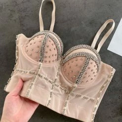 LORETA Cinderella Corset (Beige) Clothing