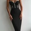 LORETA Persian Dress (Black) Clothing