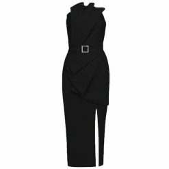 LORETA Oak Dress (Black) Clothing