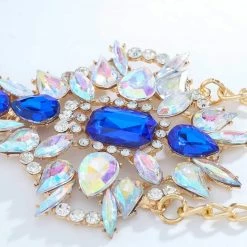 LORETA Blue Bodychain Necklace 24HR OVERNIGHT COLLECTION