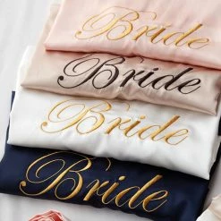 LORETA Clothing Bridesmaid & Bride Satin Robes