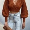 LORETA Nut Brown Cardigan