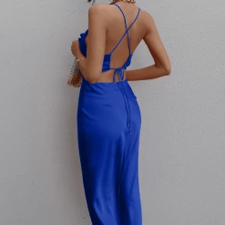 LORETA Doli Slip Dress (Royal Blue)