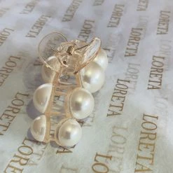 LORETA XL Pearl Hair Claw Clip 24HR OVERNIGHT COLLECTION 8 LORETA XL Pearl Hair Claw Clip 24HR OVERNIGHT COLLECTION