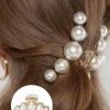 LORETA XL Pearl Hair Claw Clip 24HR OVERNIGHT COLLECTION