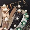 LORETA 24HR OVERNIGHT COLLECTION Emerald Pearl Headband