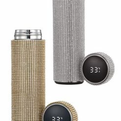 LORETA 24HR OVERNIGHT COLLECTION Crystal Thermos With Smart Temperature Display