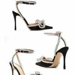 LORETA Endless Diamonds Heels (Black)
