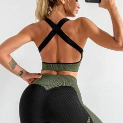 LORETA Clothing Jungle Green & Black: Activewear
