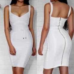 LORETA Isla Dress- White