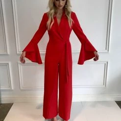 LORETA Clothing Gin & Tonic - Jumpsuit - RED